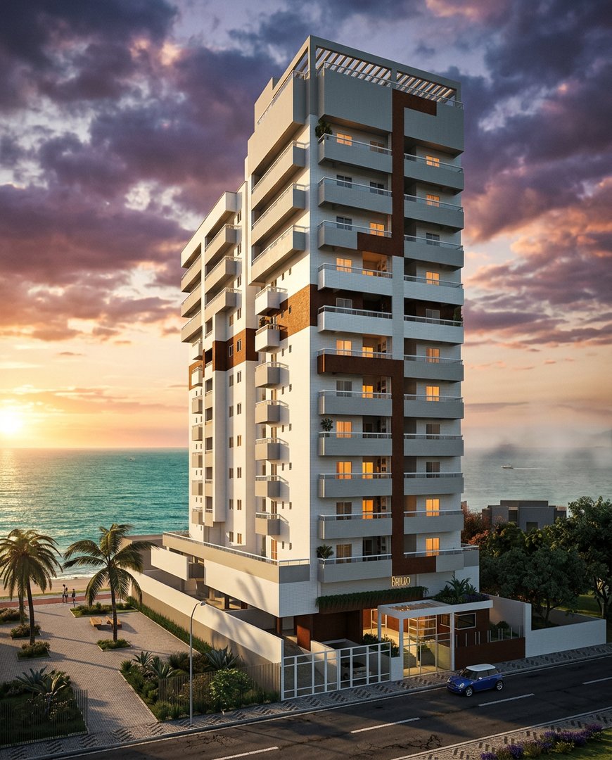 Lançamento 2 dorms, VISTA MAR