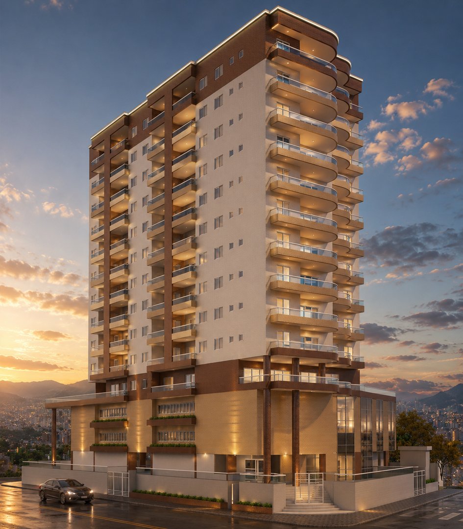 Lançamento 1 dormitório com suíte no Caiçara